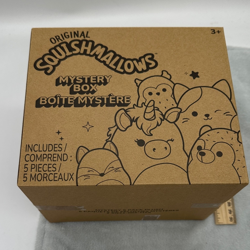 Squishmallow’s Original Mystery Box—5 Inside—Very Collectible
